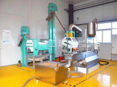 芝麻清理去石水洗設備